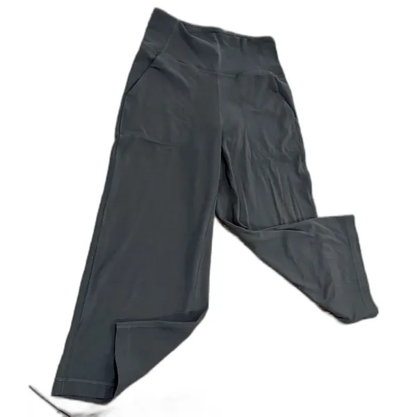 LULULEMON Align Wide Leg Super-High-Rise 23” Crop - Graphite (Dark) Grey - Sz. 6 - Image 8