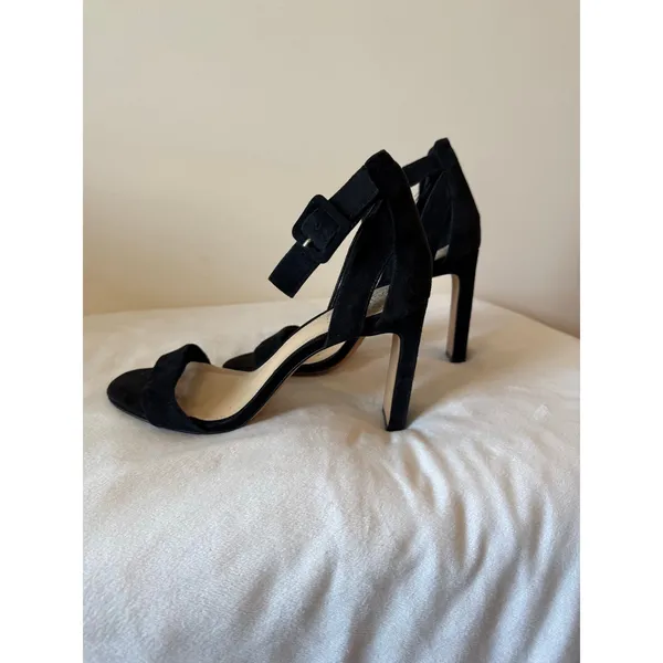 Vince Camuto Bevwyn Slingback Heel Women's SZ 8M Black Ankle Strap Open Toe - Image 3