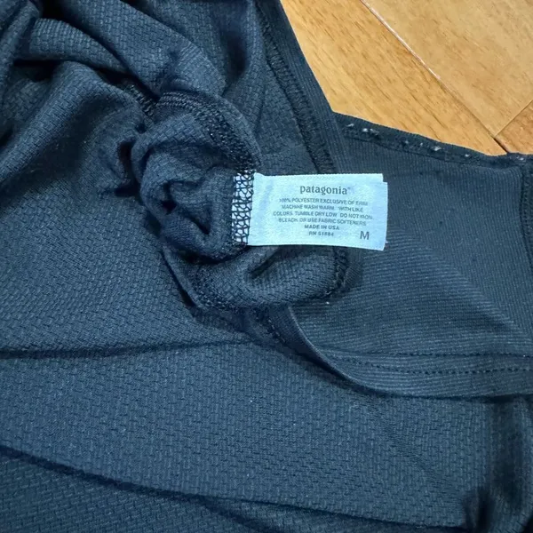 Patagonia Vintage Black Capleine half-zip pullover size M‎ - Image 3