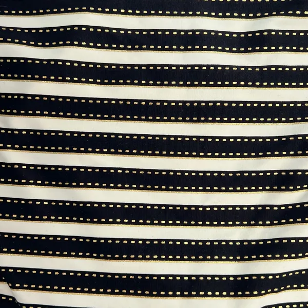 Nip‎ Tuck Swim Womens Size 6 Bikini Swimwear Bottoms Black White Stripe NWT - Image 5