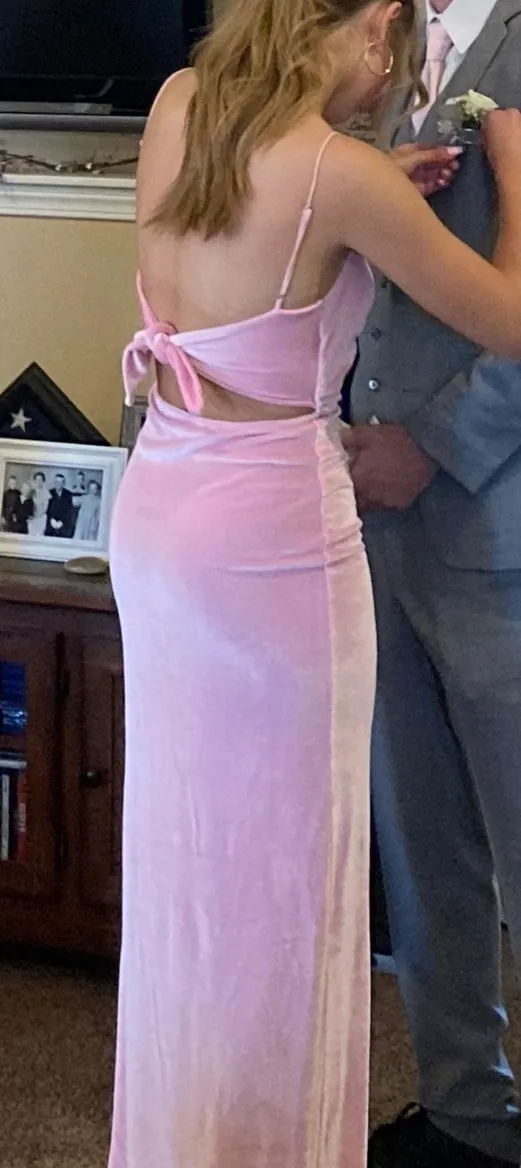 Lucy in the Sky Pink Prom Dress - Image 2