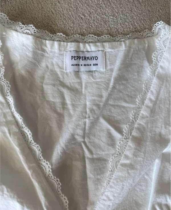 Peppermayo Mini Dress White - Image 11