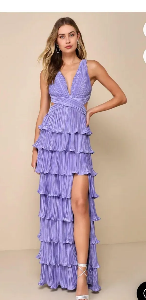 Lulus Lavender Maxi Dress - Image 2