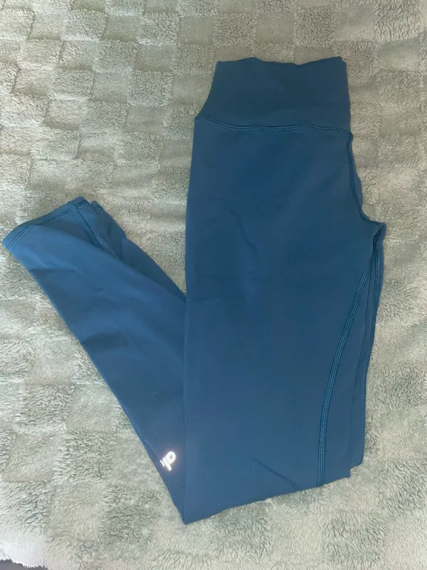 Alo Yoga Leggings Dark Blue Alosoft Lounge - Image 2