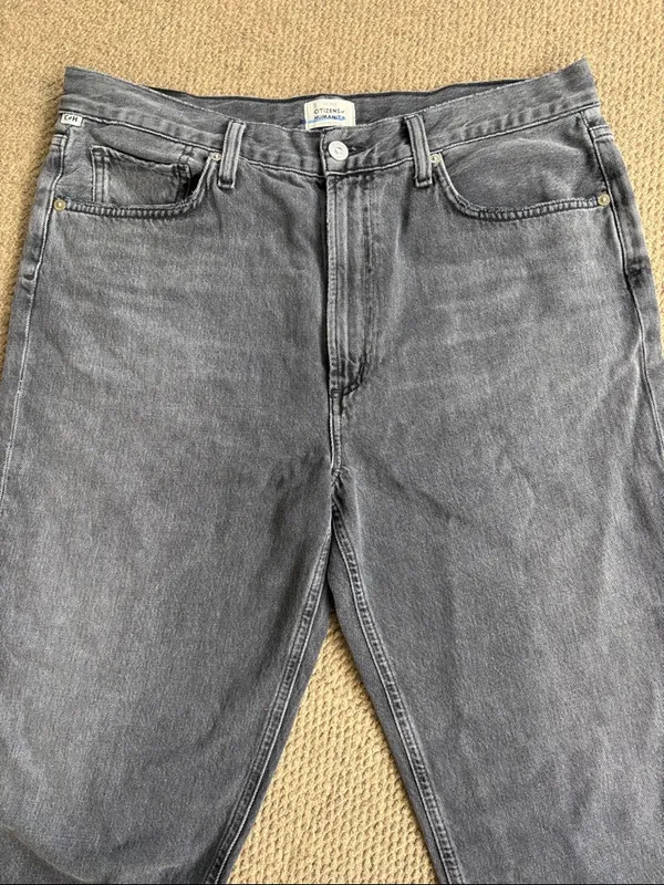 Citizens of Humanity Premium Vintage Daphne Crop Jeans Black Size 31 - Image 3