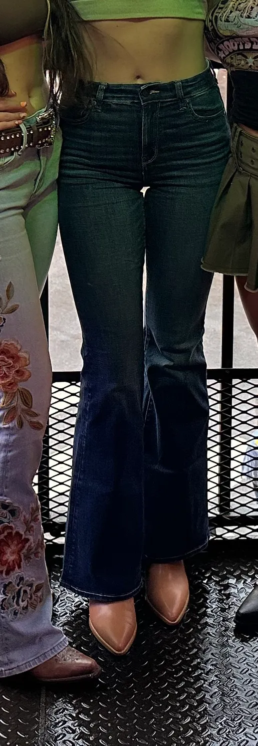 American Eagle High Rise Flare Jeans - Image 6