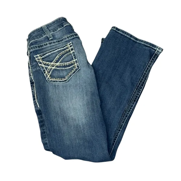Ariat Real Women's Mid Rise Boot Cut Jeans Pre-Owned Size 32R - Image 8