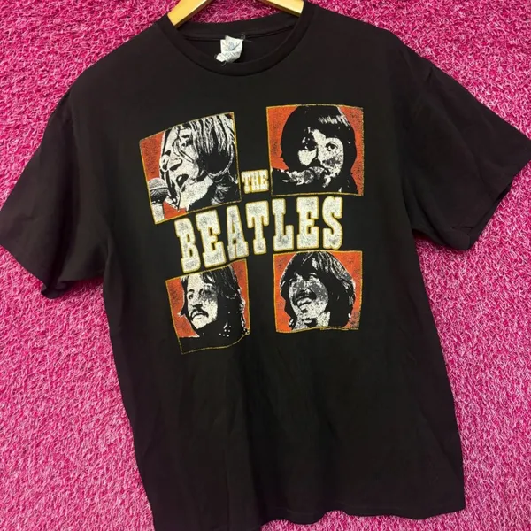 The Beatles Let It Be Vintage Style Tshirt size large - Image 3