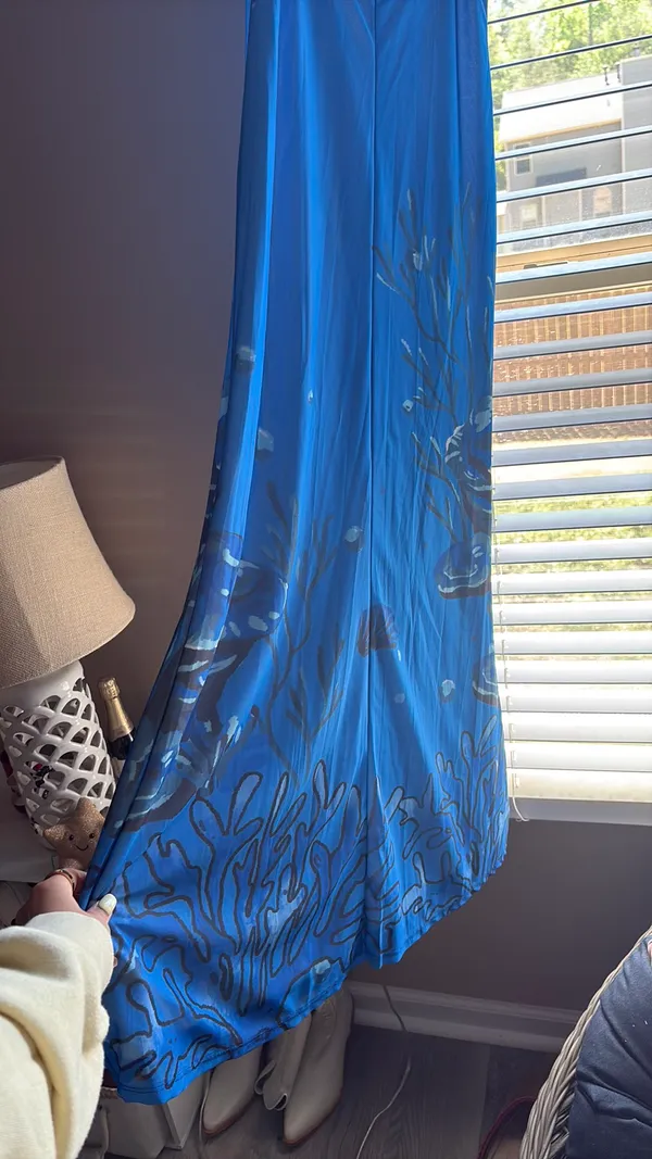 Long Blue Dress Shein - Image 2