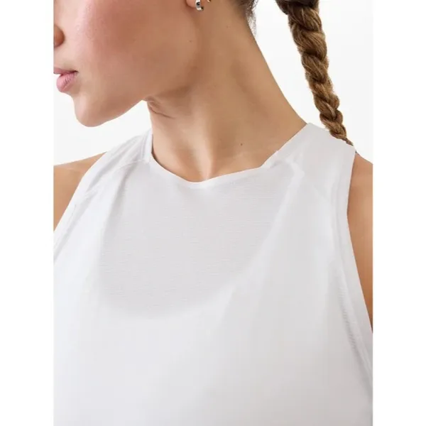 Athleta S Grid Knit Singlet Tank Bright White Small - Image 4