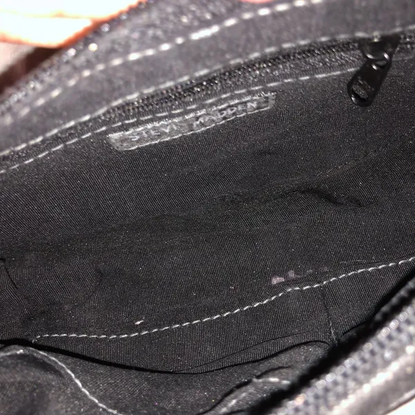 Vintage early 2000s Steve Madden mini shoulder bag black denim - Image 7