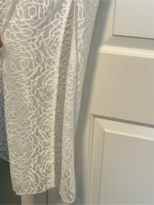 Free People Intimately Pink Lace Satin Midi Skirt Slip NWT Medium - Image 8