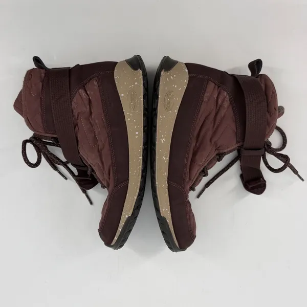 Chaco Women's JCH107470 Burgundy Brown Quilted Winter Snow Boots Size‎ 8 - Image 5
