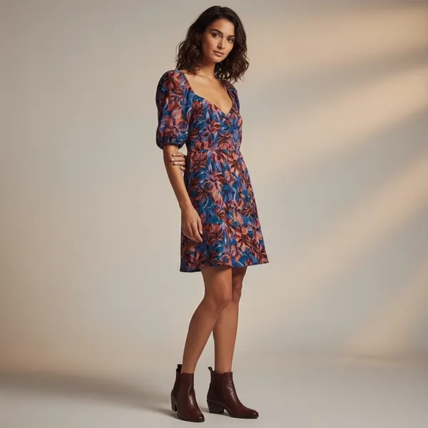 Jessica Simpson Colorful Dress Size XL - Image 5