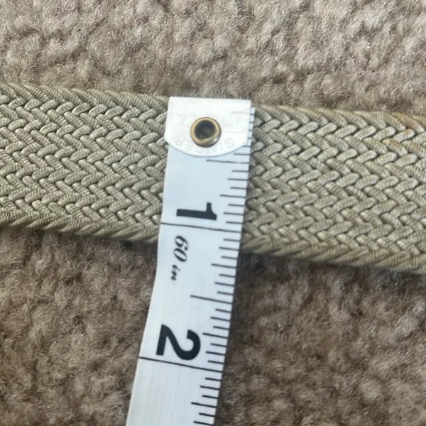 Vintage COACH Belt Genuine Leather & Canvas Men’s Belt 3771 Tan Size 38 - Image 10