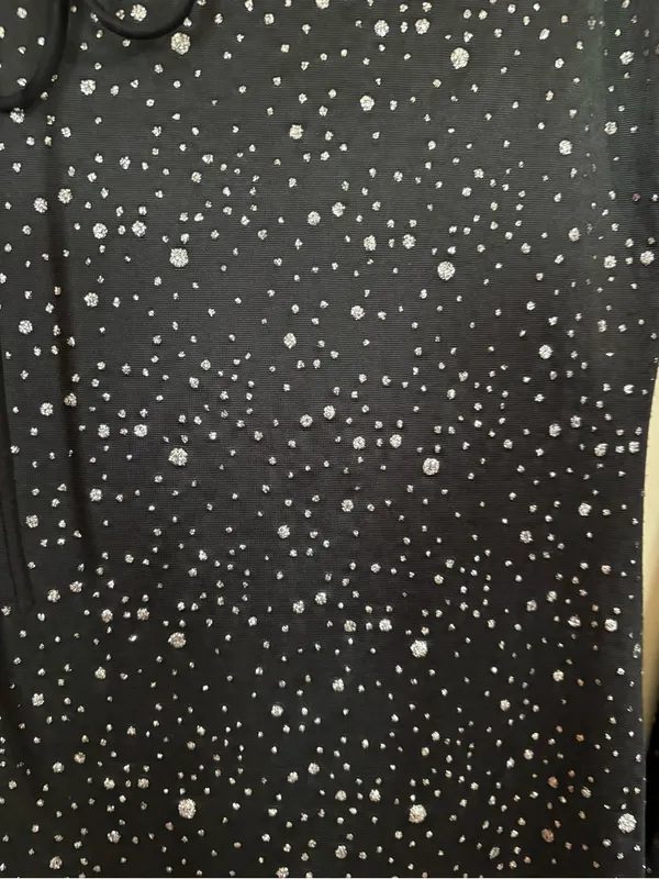 Lucy In The Sky Dress Womens Small Black Sparkle Shantelle Mini Homecoming - Image 5