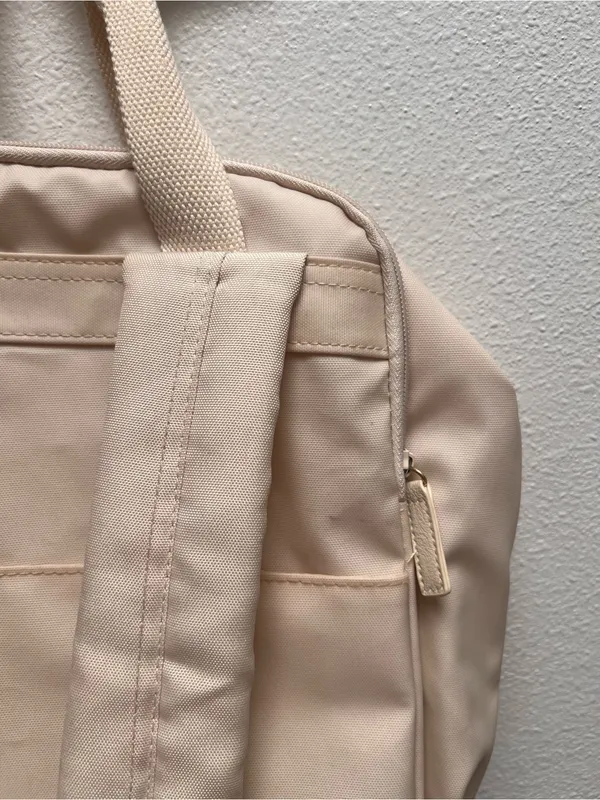 Beis The Expandable Backpack 
in Beige - Image 9