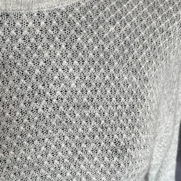 Quince Cream Crew Neck Sweater wool nylon and alpaca blend size Small - Image 2