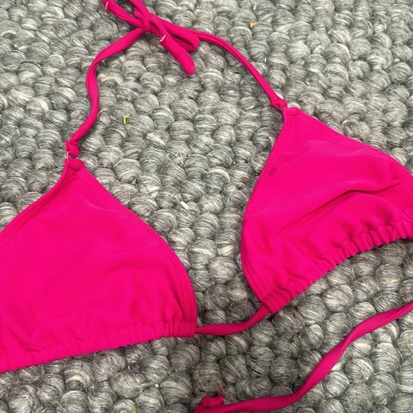 Seafolly Australia Pink‎ Triangle Bikini Top Size 10 - Image 2
