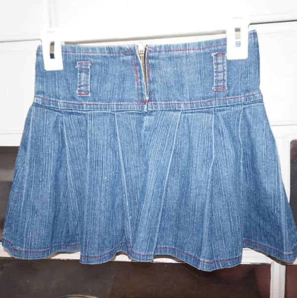 School Girl Jean Skirt - Image 3