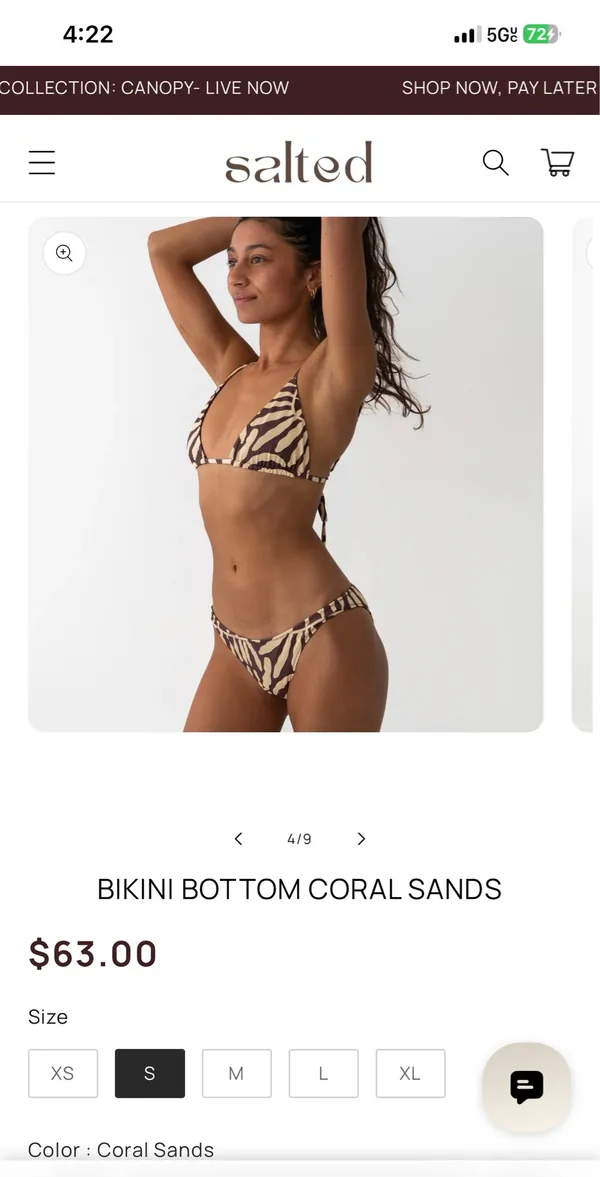 Salted bikini bottom Brown - Image 2