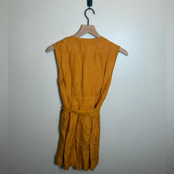 Anthropologie Maeve Luana Linen‎ Blend Tie-waist Romper - Image 4