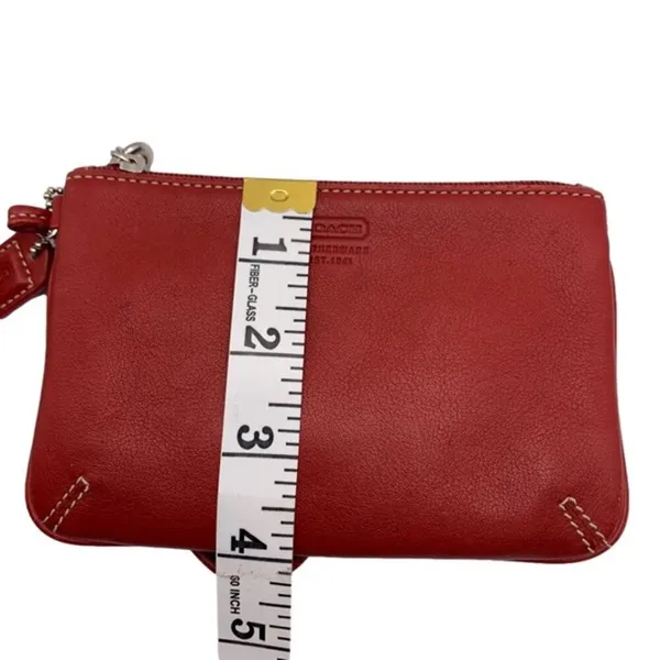 COACH Red Wristlet - Image 6