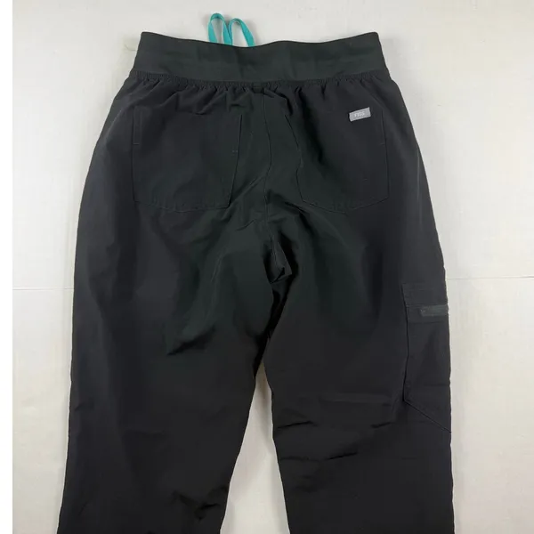 FIGS Zamora FreeX Lined Jogger Scrub Pants - Black, Small, Excellent! - Image 9