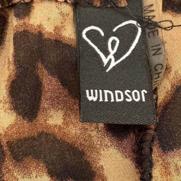 Windsor Animal Print Top With Chain‎ Tie - Image 6