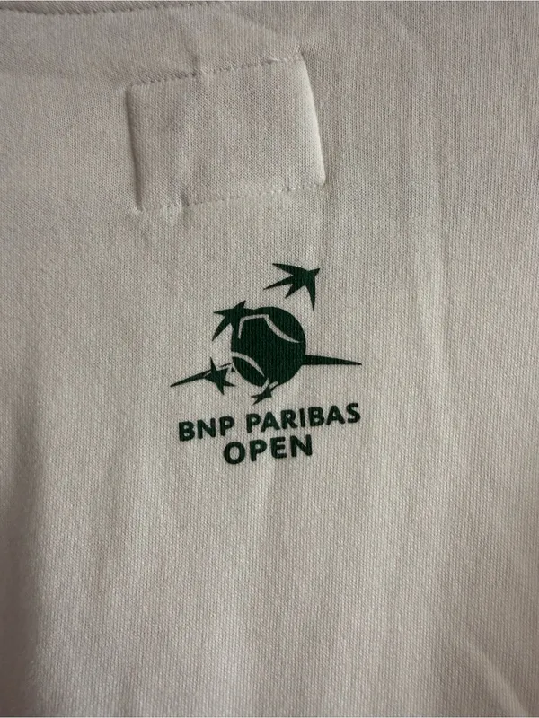 League White BNP Paribas Open Pullover Hoodie Size undefined - Image 6