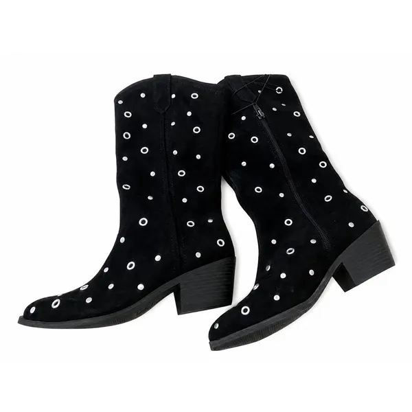 No Boundaries women's western grommet‎ boots - Image 5