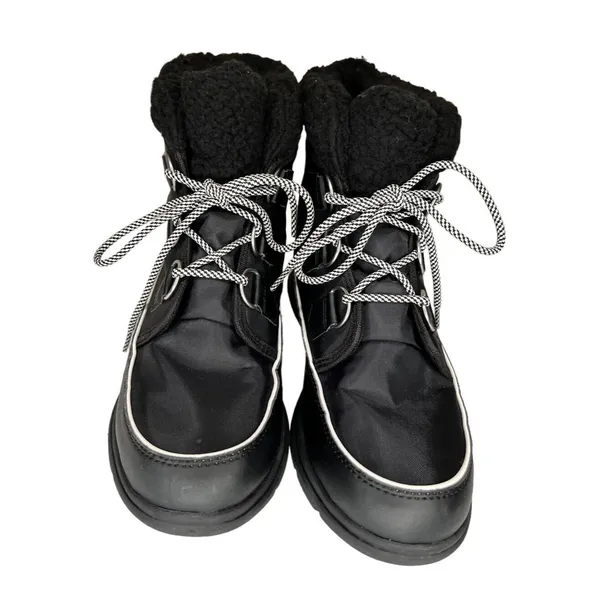 SOREL Explorer Carnival Boots Black/Sea Salt Women’s Size‎ 10 - Image 3