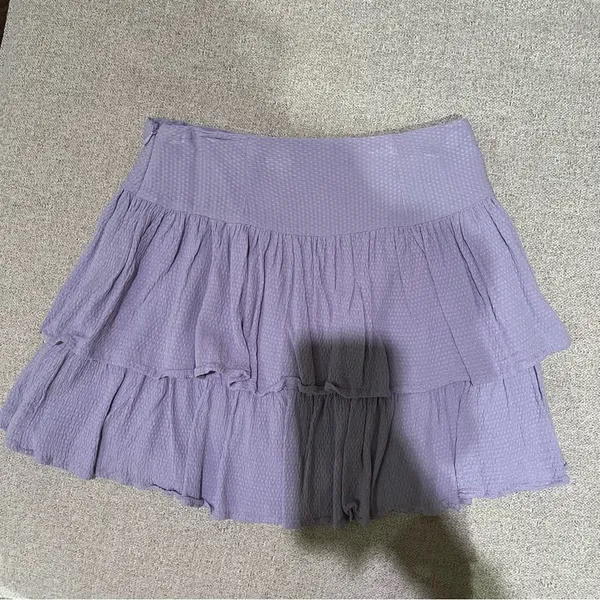 Forever 21 purple ruffle mini skirt - Image 5
