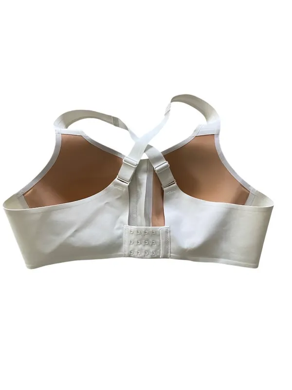 Knix Catalyst Front Zip Sports Bra White Size 5 (XL) High Impact Support Workout - Image 12