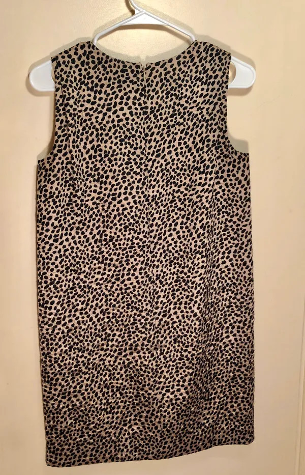 Ann Taylor Leopard Print Sleeveless Dress XS - Image 4