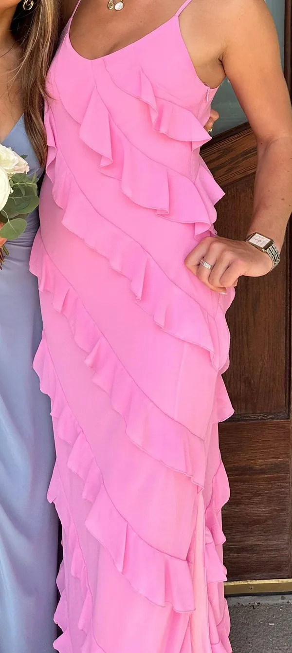 Pink Formal Dress Size L - Image 2