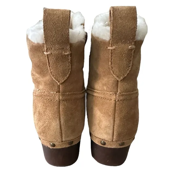 NIB MADEWELL The Marceline Clog Boot in Shearling Toffee Size 5 - Image 6