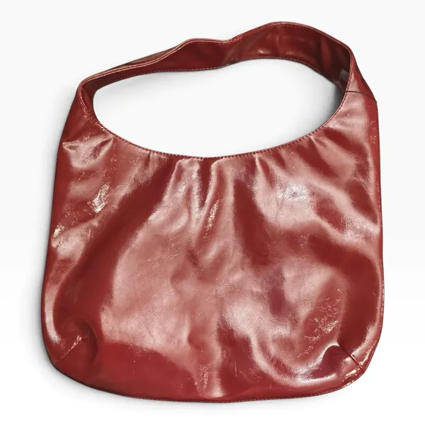 BAFTA Celestial Heart Hobo Shoulder Bag Burgundy Y2K Indie Designer NWT - Image 6