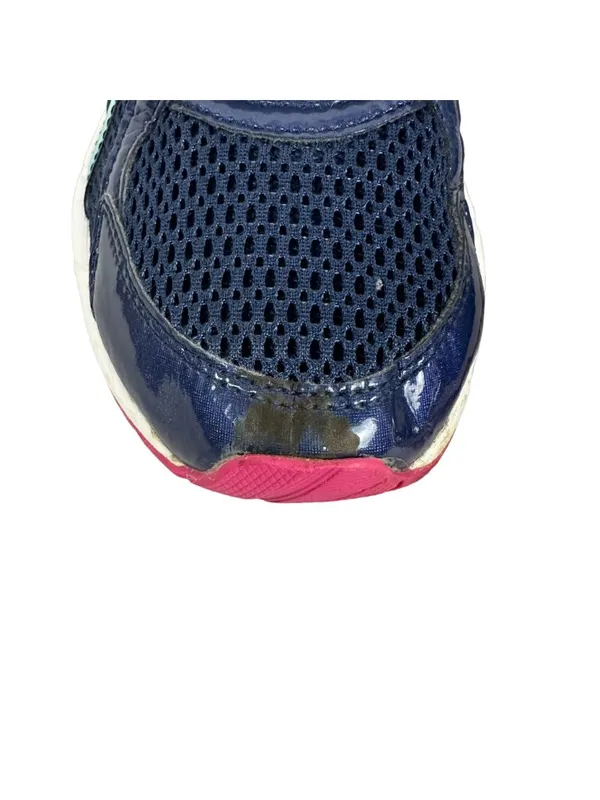Asics Gel Contend 3 Womens Running Shoes 9.5 Navy/Pink/Mint Mesh Comfortable - Image 6