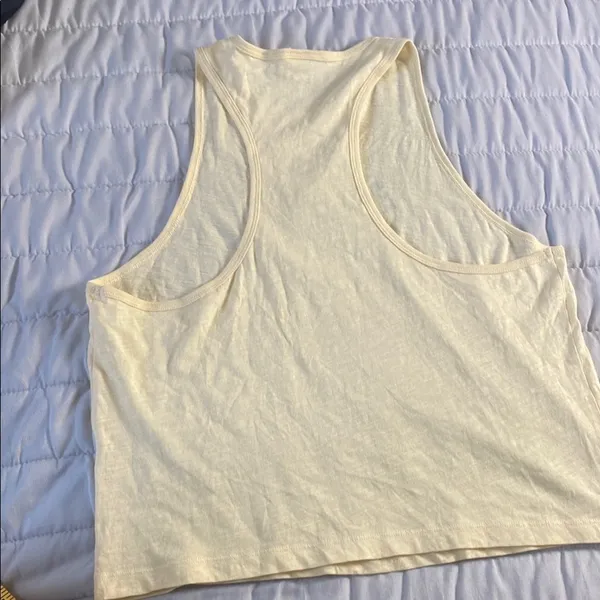 Pink‎ Yellow Tank Top with Graphic Print - Image 5