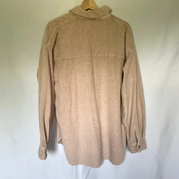 Urban Outfitters BDG pink corduroy jacket women's size XL pockets button down - Image 7