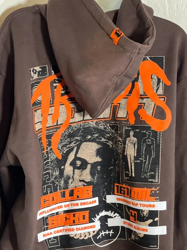 Travis Scott Hop Hop Hoodie Large Sweatshirt - Image 6