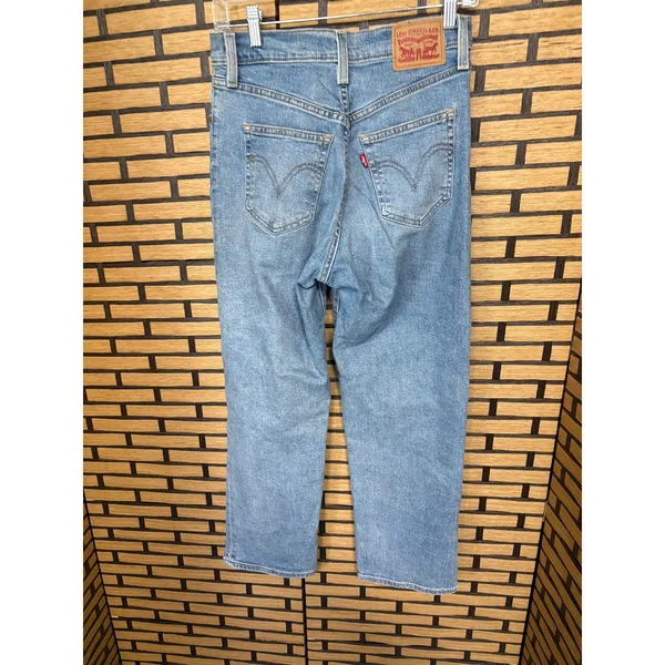 Levi's Ribcage Straight Ankle Jeans Size‎ 26 - Image 2