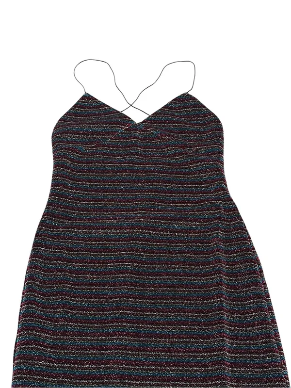 House of Harlow 1960 x Revolve Metallic Striped Dress Evening Cocktail Party - Image 3