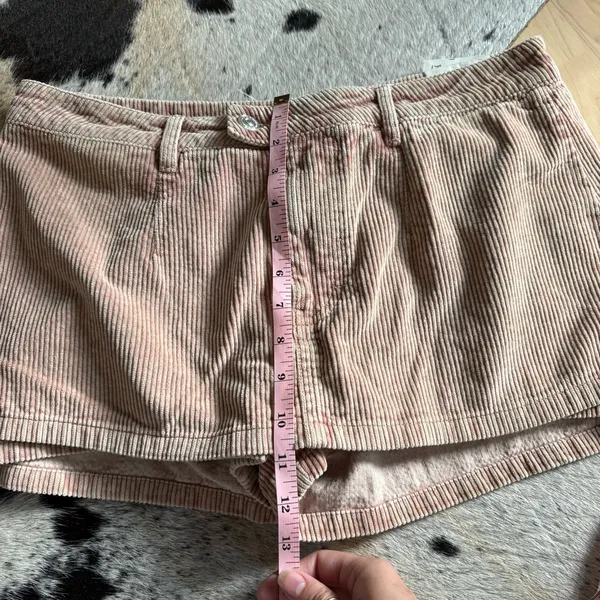 FREE PEOPLE WE THE FREE Galivanting Cord Skort in‎ Chocolate Truffle Size 29 - Image 9