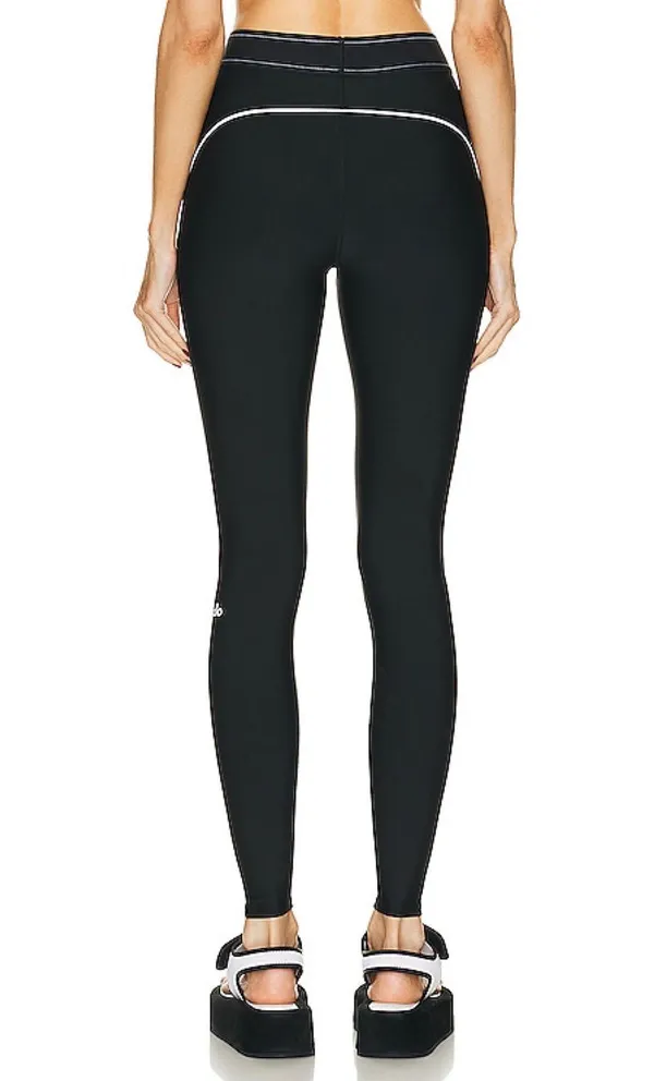 Alo Airlift High-Waist Suit Up Legging Black/White XXS - Image 4