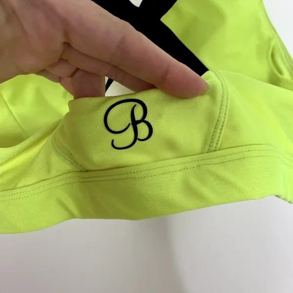 Bombshell Sportswear Glow Sports Bra Neon Womens Medium - Image 8