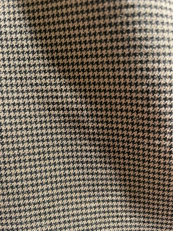 CHAPS Black & Tan Mini Houndstooth Fitted Blazer Size 12 NWOT. Never Worn. - Image 8