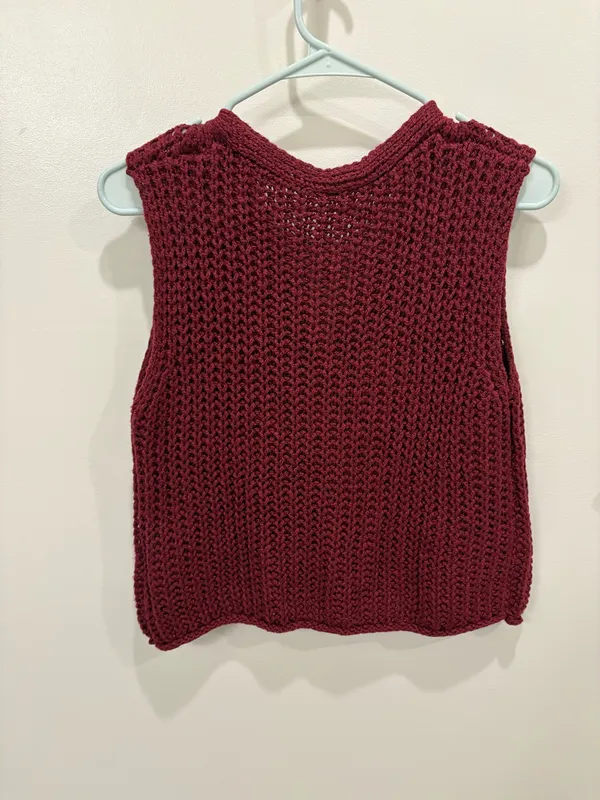 SHEIN maroon vest  - Image 2