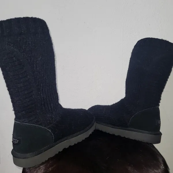 UGG Wool Mid Tall Boots Womens Size 6 - Image 6